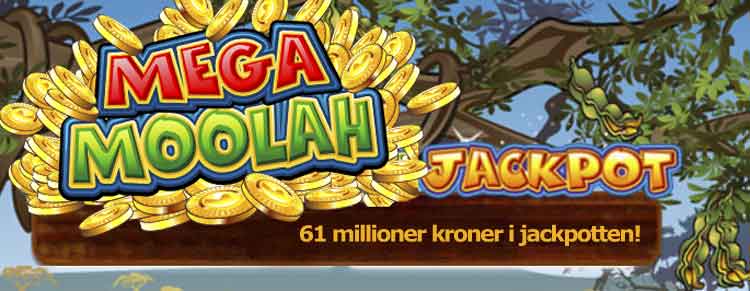 Mega Moolah med 61 millioner i potten!