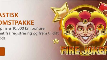 100 omsetningsfrie runder på Fire Joker