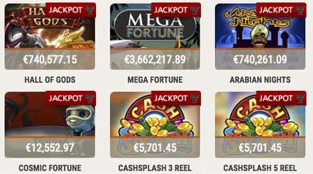 Jackpot-fest hos InstaCasino